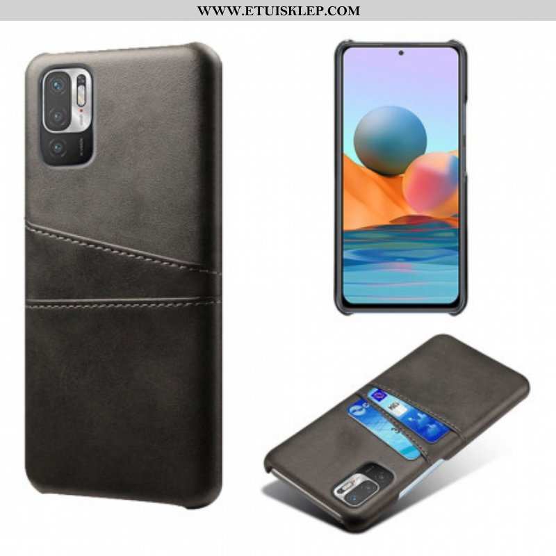 Etui do Xiaomi Redmi Note 10 5G Podwójne Etui Na Karty Ksq